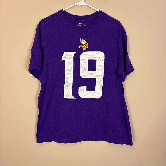 Nike The Nike Tee Minnesota Vikings Thielen #19 Jersey Tshirt Men's Large - Picture 1 of 3